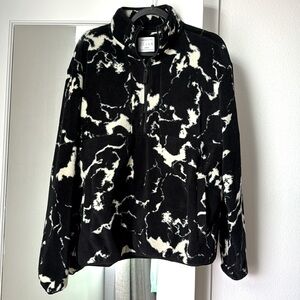 Urban Outfitters marbled fleece jacket men’s